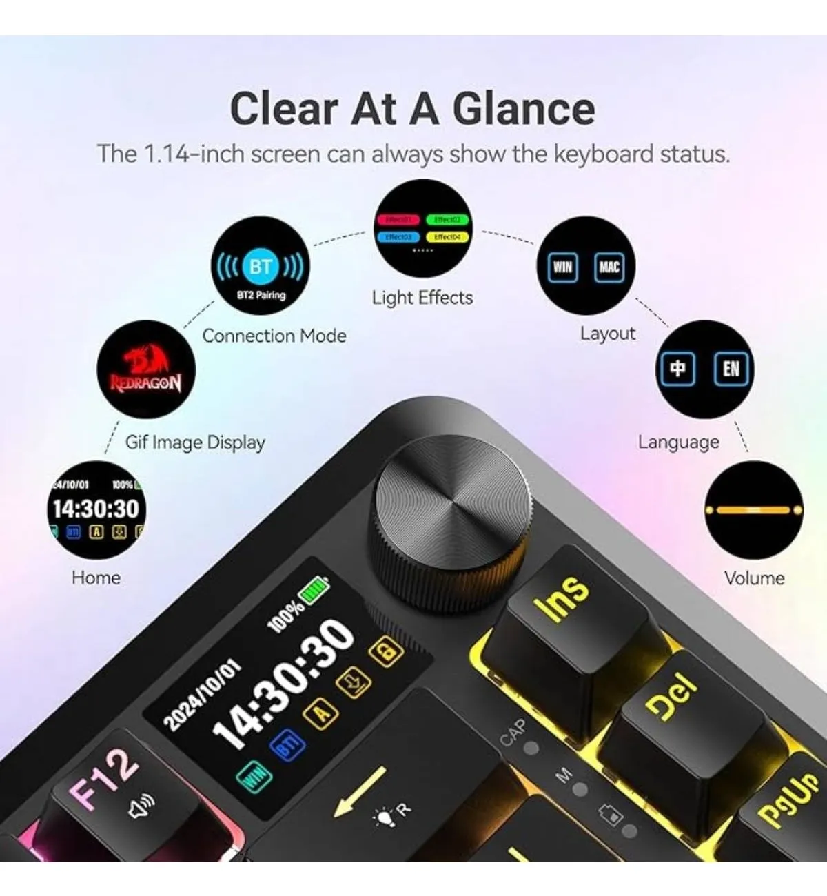 Redragon Flekact PRO K708 RGB